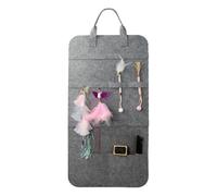 Genérico Cat Toy Organizer Bag, Toys Storage Holder, 12 Inch Felt Wall Storage Bag with Finish, Multifunction Pet Toy Container with Compact Design, Indoor Cats Toys Storages Solution for Home