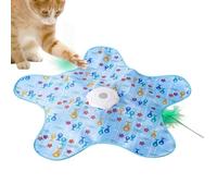 Genérico Cat Toy, Play Mat, Motion Sensor, Fast Rolling Ball, Durable Build, Quiet Motor, Compact Design with USB Rechargeable Unit, for Indoor Exercise and Mental Stimulation, 25.59 Inches