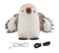 Genérico Cat Toy, Realistic Intelligent Simulated Bird, 6.69x3.94x3.94 Inches, Sound Interactive Pet Toy, Small Dogs, Cats, Sturdy, Fun Entertainment for Kids, Teens, Adults, Plush ABS