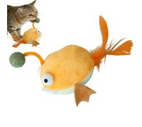 Genérico Cat Toy - Self Addictive Hygiene Plush, Catnip Chew Stick | Interactive Component for Indoor Kitten Adult Large Breed Teeth Cleaning Play Training Cattery Home Travel Pet Supply Interaction