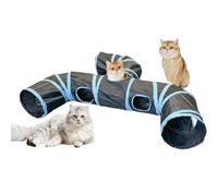 Genérico Cat Toy Tunnel - Cat Tunnels For Indoor Cats - Indoor Cat Interactive Play Tunnel Tube Toys - Fun Foldable Cat Hideaway Play Toys For Rabbits, Puppy