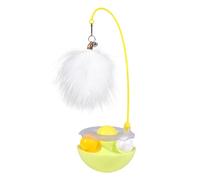 Genérico Cat Toy Wand, Interactive Ball Toys, Pet Games Accessory, Training Tool for Scratching Hunting Simulation Exercise Mental Stimulation Indoor Outdoor Play Climbing Use, 3.54x2.56x6.3 Inches