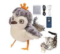 Genérico Cat Toys Bird, Flapping Bird Toy, Realistic Feather Toys, Kitten Flapping Bird, Soft Cat Toys, Cozy Kitten Toys, Soft and Cozy Kitten Toys Flapping Bird for All Breeds Cat Catnip Toys
