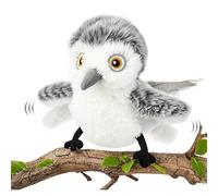 Genérico Cat Toys Flapping Bird, Lifelike Chirp Crown Sandpiper, Rechargeable Touch Activated Interactive Cat Toys for All Breeds (A)