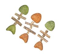 Genérico Cat Toys Interactive - 3-Pieces Cat Chew Toy, Fish Bone caatt Chew Toys, Kitten Teething Toyys for Indoor Cats - for Dogs, Pet, Kitten, fors Christmas, Birthday Play Enrichment, and Boredom