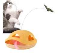 Genérico Cat Toys Interactive - Cat Enrichment Toys | Self-Moving Pet Teaser Wand | Electric Interactive Cats Toy, Battery-Operated, for Boredom Exercise Kitten Development, 18x16x25cm