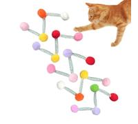 Genérico Cat Toys Interactive Fun, Pom-Pom Kitten Game, Chewing Play with Teething Support, Daily Indoor Outdoor Exercise Tool, Apartment Living Room Home Activity Accessory, Premium Quality