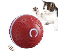 Genérico Cat Toys, Interactive Rolling Ball, 2.52x2.52in Rechargeable Automatic Light Up Toys, Smart Authentic Motion Design, Chew Training Toy for Small, Medium, Large Kittens, Pets