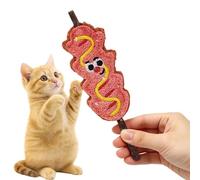 Genérico Cat Toys - Interactive Wand Teaser Game for Indoor Exercise | ABS Silicone Spring Rod Motion Stimulating Hunting Training Attachment Bell String Elastic Bounce Tunnel