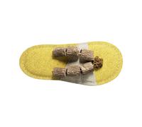 Genérico Cat Toys - Natural Interactive Safe Loofah Slipper, 6cm x 15cm Cat Teething Toy Design, 80g Catnip Chew Toy Fitment + Molar Health Support, Natural Material - for Play