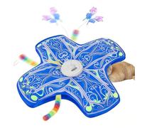 Genérico Cat Toys-Quiet Smart Scratcher Moving Concealed Teaser Wand, Interactive Hidden Prey Simulator, Automatic Motion Exercise Machine, Fabric Play Cover, Indoor Hunting Training Tool | For Cats