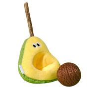 Genérico Cat Toys with Catnip, Avocado Shaped Catnip Ball, Interactive Chewing Toy for Kittens, Teething Exercise and Playtime, Fun, Engaging Pet Supplies, Indoor Cats, 3.54x2.36x7.48 Inch
