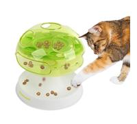Genérico Cat Treat Dispenser - Mushroom-Shaped Interactive Feeder | Cat Puzzle Toy | For Home Indoor Play Training Exercise Boredom Hunting Simulation Living Room