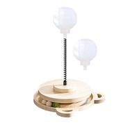 Genérico Cat Treat Dispenser, Slow Feeder Treat Dispenser, 7.48x10.63 Inches Interactive Pet Ball, Outdoor Dog Toy with Roller Track, Engaging Food Dispensing Toys for Boredom Relief
