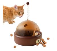 Genérico Cat Treat Dispenser Toy - ABS 21x12x12cm | Electric Smart Kitten Game, Cat Food Puzzle | Interactive Feeding Toy For Home Indoor Outdoor Travel Training Exercise Snacks Play