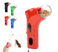 Genérico Cat Treat Guns Shooter, Cat Treat Launcher, Automatic Ejection Cats Feeder, Pet Treats Snack Launchers for Cats Dogs, Interactive Puppy Award Snack Catapult Toy (Red)