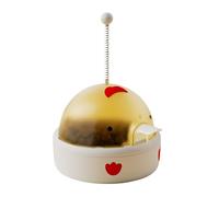 Genérico Cat Treat Puzzle - Electric Smart Dispenser & Interactive Toy | Automatic Kitten Training Game For Mental Stimulation, Boredom Buster, Slow Feeder For Indoor Play & Travel