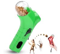 Genérico Cat Treat Shooter Gun, Handheld Pet Feeding Interactive Toys For Dog Cat Exercise Training, Pet Treat Snack Dispenser Toy, Interactive Dog Food Catapult (Green)