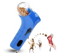 Genérico Cat Treat Shooter Gun, Handheld Pet Feeding Interactive Toys For Dog Cat Exercise Training, Pet Treat Snack Dispenser Toy, Interactive Dog Food Catapult (Blue)