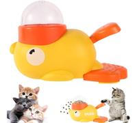 Genérico Cat Treat Slot Machine, Cat Slot Machine Treat Dispenser, Dog Interactive Treat Dispenser Toy, Yellow Duck-Shaped Interactive Dog Treat Dispenser, 2-in-1 Interactive Dogs Puzzle Toy (1Pcs)