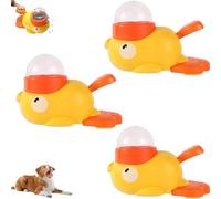 Genérico Cat Treat Slot Machine, Cat Slot Machine Treat Dispenser, Dog Slot Machine Treat Dispenser, 2-in-1 Interactive Slow Feeder Toy, Fun Duck-Shape Design for Interaction Treats Feeder (3pcs)