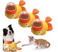 Genérico Cat Treat Slot Machine, Cat Slot Machine Treat Dispenser, Duck Feeder Puzzle Toy Interactive Slow Feeder Toy for Cats, Dog (3Pcs)