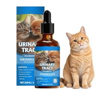 Genérico Cat Urinary Health - 60ML Booster Drops, Flavored Supplements For Dogs For Pet, Puppy, Small, Medium, Large Breed, Home, Eating, Food, Feeding