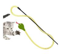 Genérico Cat Wand Toy- Fun Cat Toys For Kittens, Pet Supplies For Cats Kitten Reduce Boredom Release Cats Hunting Instincts Interactive Teaser Wand Play Stick Toy KittensScratching Resistant: