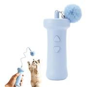 Genérico Cat Wand Toy - with Plush Ball Electric Automatic Teaser Stick | Cat Toys Interactive, Retractable Cat Teaser for Indoor Kitten Exercise Enrichment Stimulation Boredom Relief