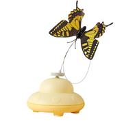 Genérico Cat Wand Toys, Automatic Butterfly Teaser, Electric Pet Game, 360 Degree Rotating Prey, HandsFree Stimulation & Indoor Fun for Exercise Scratching Climbing Training Travel