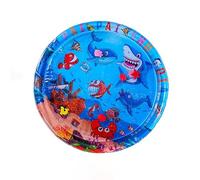 Genérico Cat Water Bed, Cat Water Mat, Cats Waters Bed Play Mat, Cats Waters Mats with Fish (Blue-J)