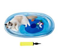 Genérico Cat Water Bed, Inflatable Pet Play Mat, Sensory Enrichment Pad, 103 x 77 cm, interior al aire libre Cooling Toy, Water-Filled Activity Mat for Dogs and Cats, Travel and Patio Use