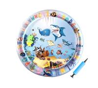 Genérico Cat Water Mat - Interactive Pet Cooling Mat with Floating Fish Design, Large Water-Filled Play Pad for Gats and Kittens, ideal para verano Enriquecimiento, Actividad interior y Pet