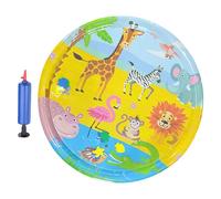 Genérico Cat Water Mat Toy, Colorful Inflatable Kid Play Mat with Inflator, 39.37x39.37 Inches, Cool Outdoor Pet Supplies, Summer Use Relaxation, Portable Sensory Bed for Hot Weather