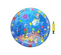Genérico Cat Water Play Mat - Cooling Pad | 39.37 Inches PVC | Inflatable Sensory Toy For Puppies and Dogs In Hot Weather, Includes Pump, Ideal For Outdoor Lawn Garden and Home Bedroom Floor