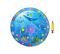 Genérico Cat Water Play Mat - Cooling Pad | 39.37 Inches PVC | Inflatable Sensory Toy For Puppies and Dogs In Hot Weather, Includes Pump, Ideal For Outdoor Lawn Garden and Home Bedroom Floor