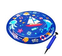 Genérico Cat Water Sensory Play Mat, Interactive Pet Cooling Cushion, 39,37 pulgadas Sturdy and Engaging Splash Pad for Interior, Outdoor, Pool, Playground, Gym, Home, Cats, Small Animals