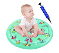 Genérico Cat Water Sensory Play Mat, Pet Cooling Cushion, 39.37 Inches Interactive Outdoor Indoor Water Playground, Splash Pad for Gym, Backyard Poolside Playtime Enrichment, Cats, Pets