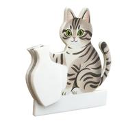 Genérico Cat Whisker Holder - Acrylic Fridge Magnet Keepsake | Creative Whisker Vase for Pet Hair, Unique Home Decor Accessory, Transparent Wall Display, Memory Gift for Cat Owners, Lovers Office