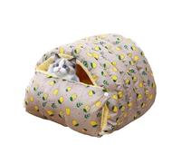 Genérico Cat Winter Bed - Semi Enclosed Nest for Indoor Bedroom | Oxford Cloth with PP Cotton, 48x30x20cm Size, 420g Weight, Removable Soft House, Small Dog Puppy Kitten Travel Outdoor