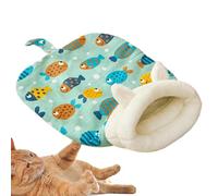 Generico Cat Winter Sleeping Bag, Cozy Calming Cat Bed, Cat Hideaway Bed, Pet Snuggle Sack for Cats, Cat Bed with Tail, Winter Cat Bed, Soft Cat Sleeping Bag,Calming Pet Bed for Cats,
