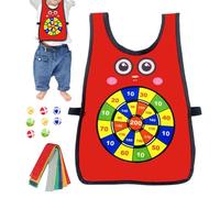 Generico Catch Ball Set - Fabric, Throw Catch Game, Washable Lightweight Design | Soft Target Vest And Balls, Kids Ball Toy, Outdoor Toss Game For Lawn Play, School PE, Park Games, Beach Activity