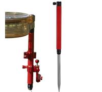 Genérico Catch Universal Turret Rack - Aluminum Magnesium Alloy, 18.11in Fish Guard Light Rack Lamp Frame Durable | Adjustable, Portable Double Turret Ground Plug Bracket For Fishing Accessories