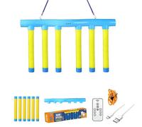 Genérico Catching Sticks Game, Hand Eye Coordination Reaction Training Toy,Reflex Challenge Game, 3 Adjustable Speed Catching Game, for Kids and Adults (Yellow)