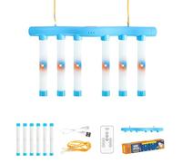 Genérico Catching Sticks Game, Hand Eye Coordination Reaction Training Toy,Reflex Challenge Game, 3 Adjustable Speed Catching Game, for Kids and Adults (Light - Blue)