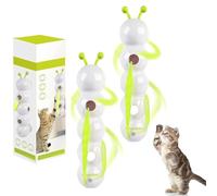 Genérico Caterpillar Smart Cat Toy, Interactive Caterpillar Cats Toy, Caterpillar Interactive Cats Toy, Interactive Kitty Feather Toy, For Play and Exercise (2pcs)