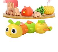 Genérico Caterpillar Toys - Sonajero De Agarre De Dibujos Animados, Colorido Juguete De Desarrollo Sensorial para Bebé, Gusano De Aprendizaje Interactivo Suave, Compañero De Vibración De Mano Ligero