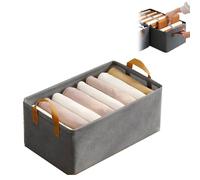 Genérico Cation Multi-Functional Folding Wardrobe, Pickelect Storage Boxes, Stackable Shelf Storage Baskets, Ultra Space Clothes Drawer Organizer Closet with Handle (Gray)