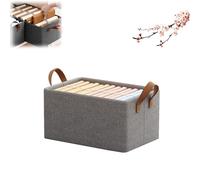 Genérico Cation Multi-Functional Folding Wardrobe, Ultra Space Clothes Drawer Organizer Closet with Cationic Steel Frame Storage Box Handle for Home Organizer (Grey,XL)