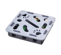 Genérico CatMaze Box | Felt 30x30x7.5cm 350g Interactive Ball Track Puzzle Exercise Stimulation Indoor | Cat Toy Maze Mental Enrichment Activity Training Kitten Adult Boredom Relief Play Fun Exercise